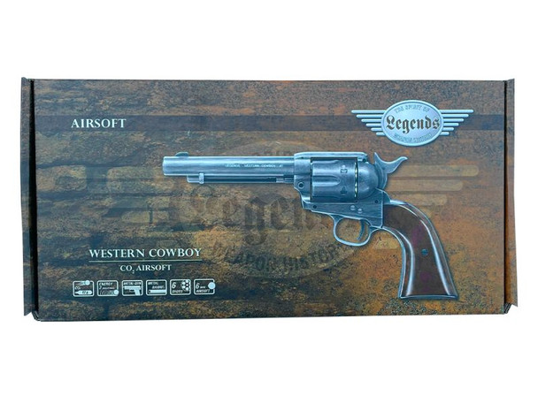 Umarex SAA Legends Co2 Airsoft Revolver in Weathered Finish