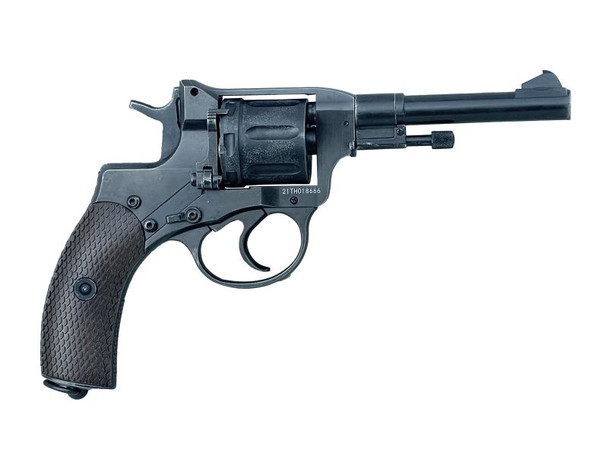 Wingun Nagant M1895 4" Co2 Airsoft Revolver in Black