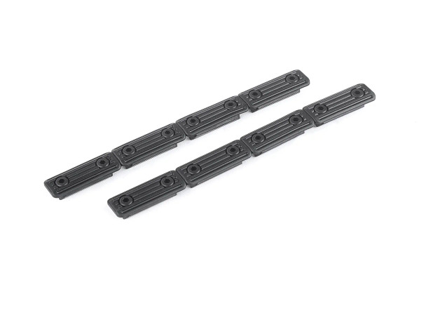 ASG M-Rail Slot Cover in Black - Set of 2
