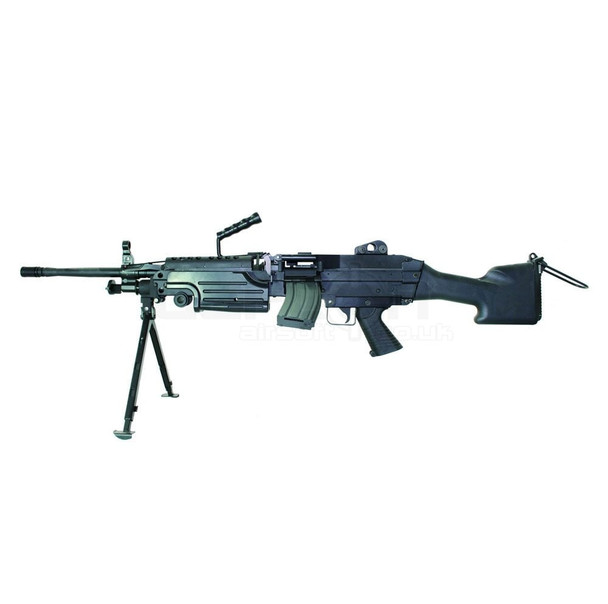 Classic Army M249 MK2 Airsoft AEG Rifle in Black (CA249)