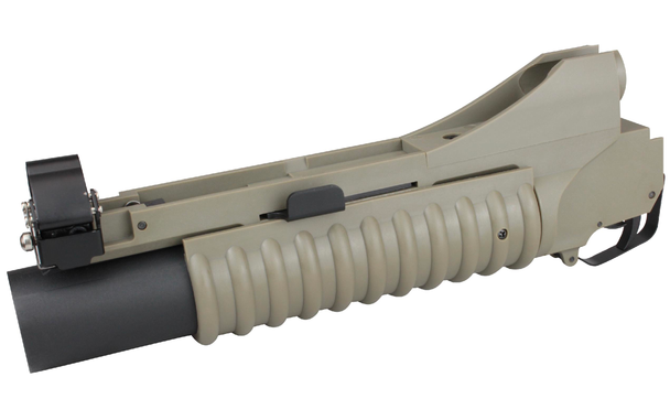 S&T M203 Short Airsoft Grenade Launcher in Desert Tan
