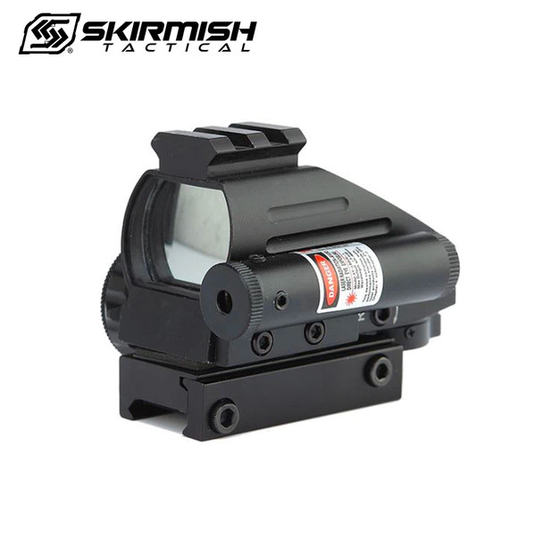 Skirmish Tactical - ST-103C Airsoft Red Dot Reflex Sight Holographic Scope with Laser in Black