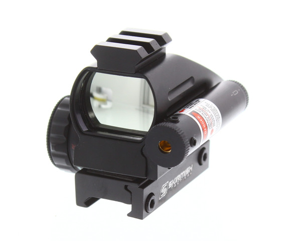 Skirmish Tactical - ST-103C Airsoft Red Dot Reflex Sight Holographic Scope with Laser in Black