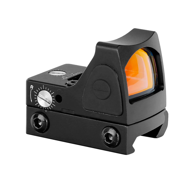 Skirmish Tactical - Adjustable Compact Airsoft Pistol Red Dot Sight in Black