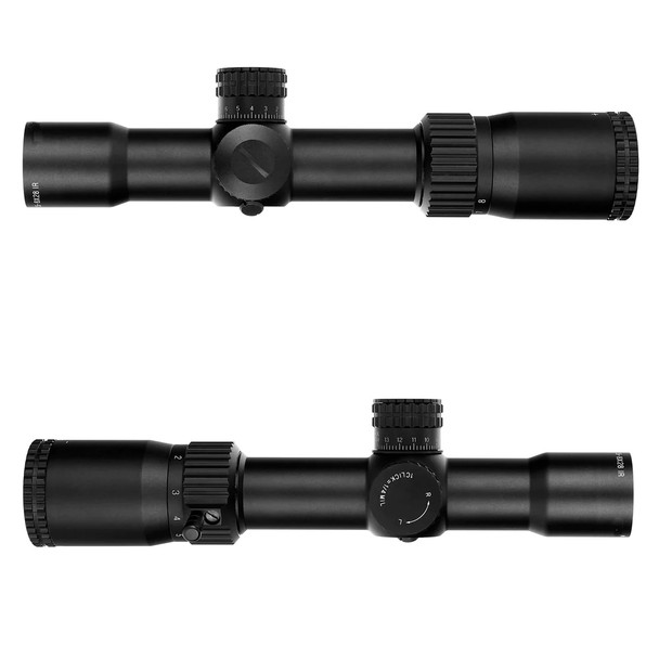 Skirmish Tactical - LR 1.5-8X28 Compact Airsoft Rifle LPVO Scope in Black
