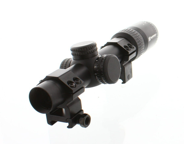 Skirmish Tactical - 1-4x20IR Lightweight Compact Airsoft Rifle Scope in Black