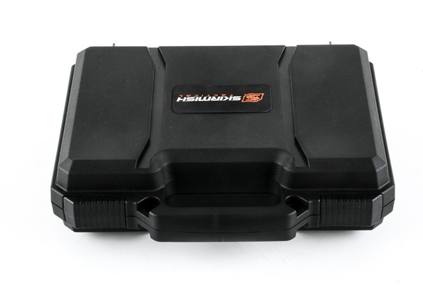 Skirmish Tactical Hard Pistol Case with Wave Foam in Tactical Black