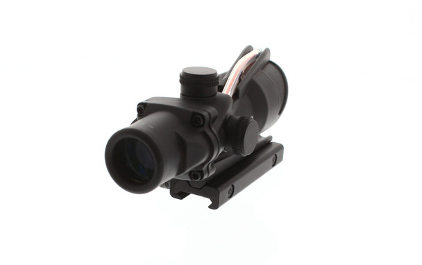 Skirmish Tactical - 4x32 Prism Rifle Scope Fibre Optic Illuminated BDC Reticle Diopter Adjustment in Black