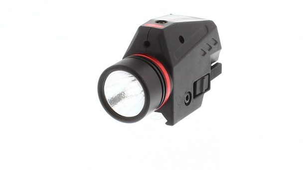 Skirmish Tactical - 150 Lumen LED Flashlight and Red Laser Sight Integrated Combo For AR AK Picatinny Rail System