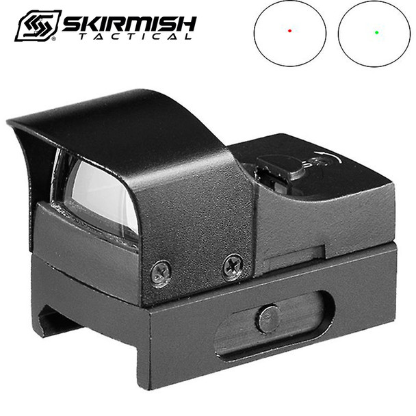 Skirmish Tactical - ST-107X Reflex Green & Red Dot Reticle Sight in Black