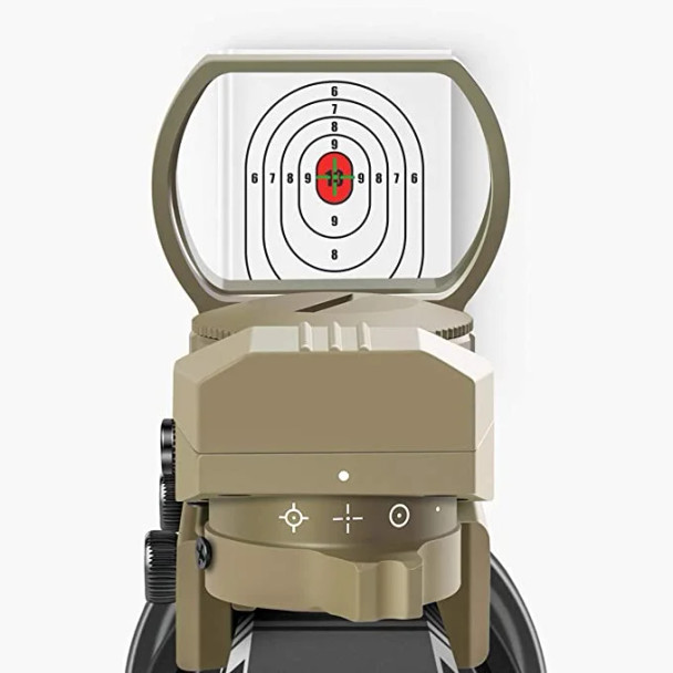 Skirmish Tactical - ST-101S Multi-Reticule Electro Red & Green Dot Sight in Desert Tan