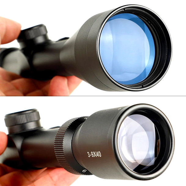 Skirmish Tactical - Adjustable 3-9X40 Rifle Scope Reticle For Airsoft & Airguns