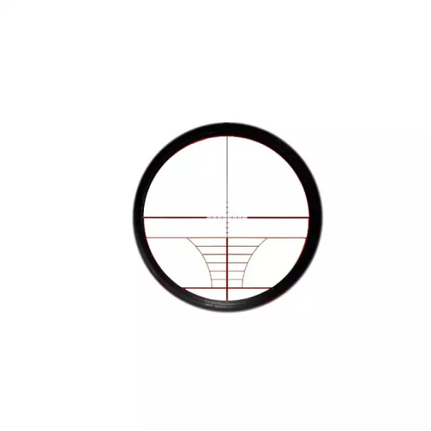 Skirmish Tactical - Adjustable 3-9X40e Rifle Scope with Illuminated Reticle for Airsoft & Airguns in Black