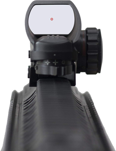 Skirmish Tactical - ST-103 Red & Green Dot Reflex Sight Holographic Rifle Scope with 4 Reticles in Black