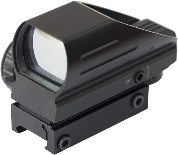 Skirmish Tactical - ST-103 Red & Green Dot Reflex Sight Holographic Rifle Scope with 4 Reticles in Black