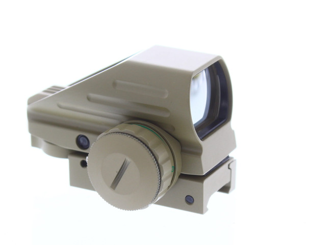 Skirmish Tactical - ST-103s Red Dot Reflex Sight Holographic Rifle Scope with 4 Reticles in Desert Tan