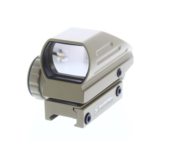 Skirmish Tactical - ST-103s Red Dot Reflex Sight Holographic Rifle Scope with 4 Reticles in Desert Tan