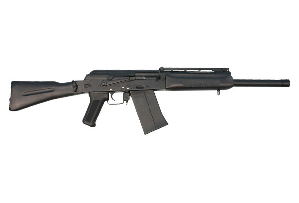 Double Bell SAIGA-12K AEG Airsoft Rifle with Side‑Folding Stock in Black