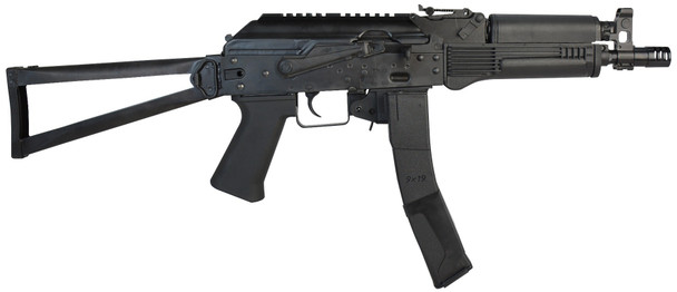 LCT Airsoft PP-19-01 Vityaz AEG AK Airsoft Rifle with Folding Stock in Black