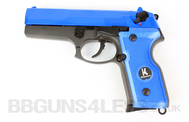 HFC HG160 UC M9 Metal Gas Gun Airsoft Pistol in Blue