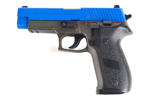 HFC HG175 Sig Sauer P226 Metal Gas Blowback Airsoft Pistol in Dual Tone Blue