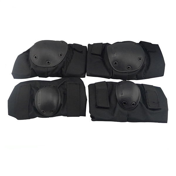 BV Tactical - Adjustable Safety Elbow & Knee Pad Set V2 in Black