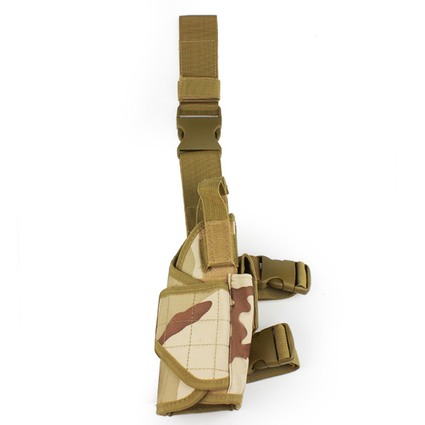 Tactical Drop Leg Holster in Desert Camouflage