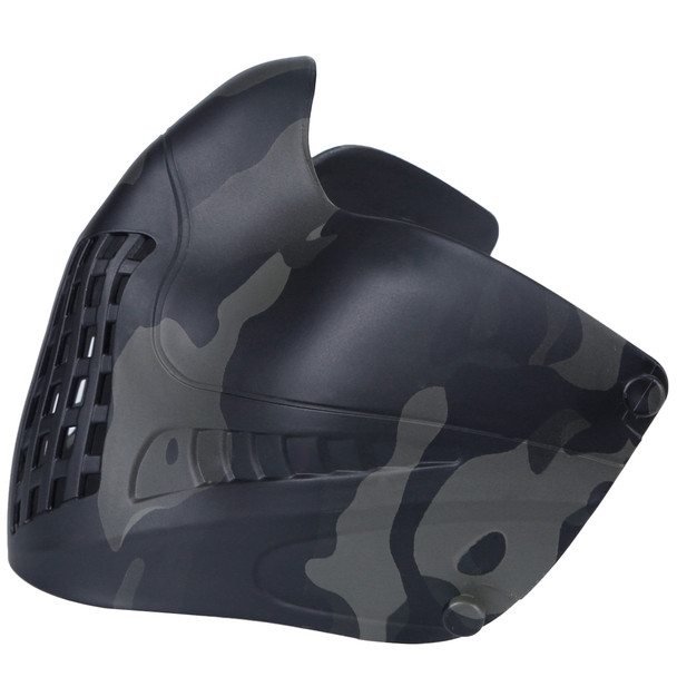 WoSport - Breathable Half Face Pilot Airsoft Mask V3 in Black