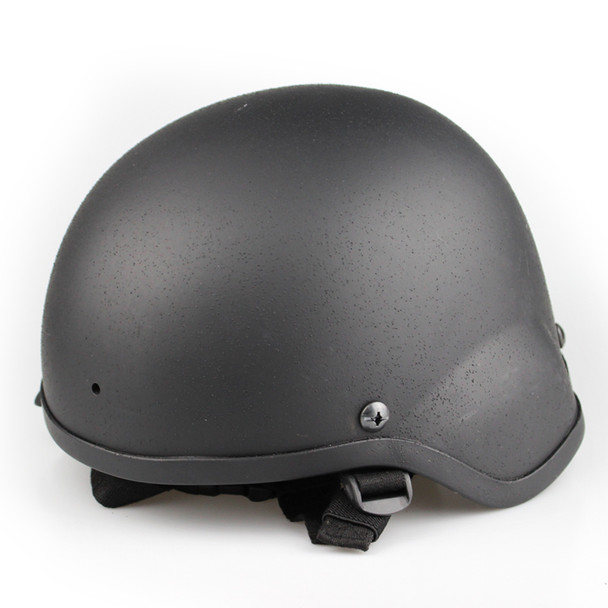 Wo Sport Adjustable MICH 2000 Combat Airsoft Helmet in Black