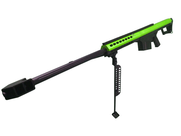 Galaxy G31 M82A1 Bolt Action Airsoft Sniper Rifle in Green & Black