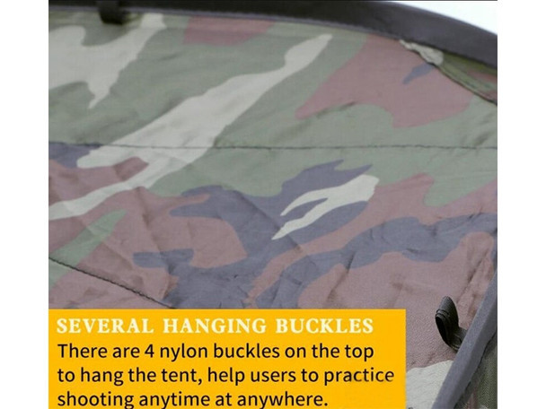 WoSport Pop Up Tent Airsoft Gun Slingshot Portable Target in Camouflage