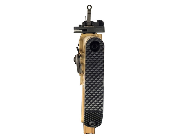 EMG / Knights Armament PDW M2 Compact Gas Blowback Airsoft Rifle with Skeleton Stock in Desert Tan