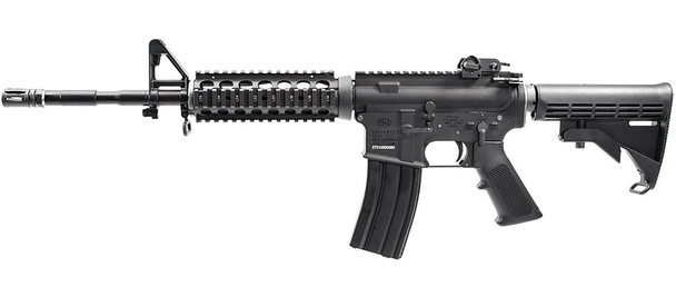 Cybergun FN Herstal M4A1 Gas Blowback Airsoft Rifle with Adjustable Stock in Black