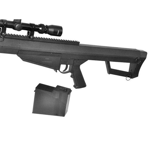 Galaxy G31 M82A1 Bolt Action Airsoft Sniper Rifle in Tactical Black
