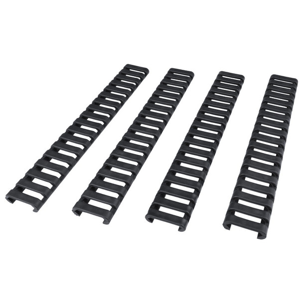 Nuprol Tactical Rail Ladder Cover Set in Black (4 Pcs)