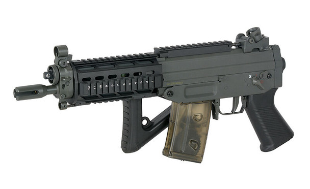 JG 082-II - SIG-555 Replica AEG Airsoft Rifle with Folding Stock in Black