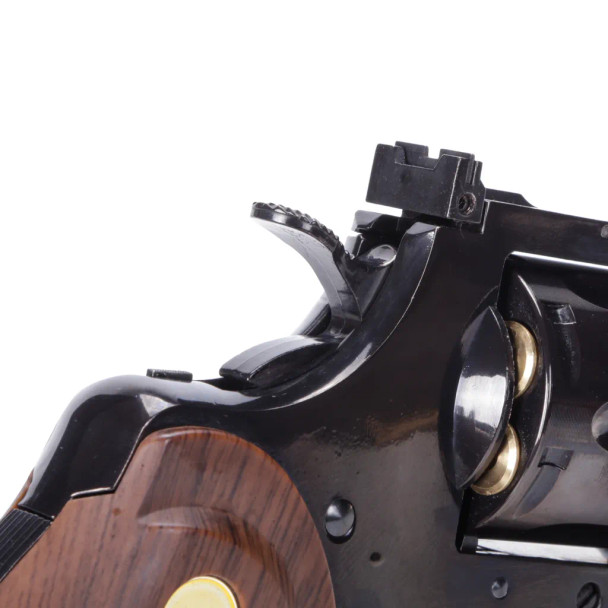 King Arms 357 Evil Gas 4" Full Metal Airsoft Revolver in Black