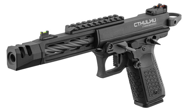 Lancer Tactical Tandemkross CTHULHU Gas Blowback Airsoft Pistol in Black