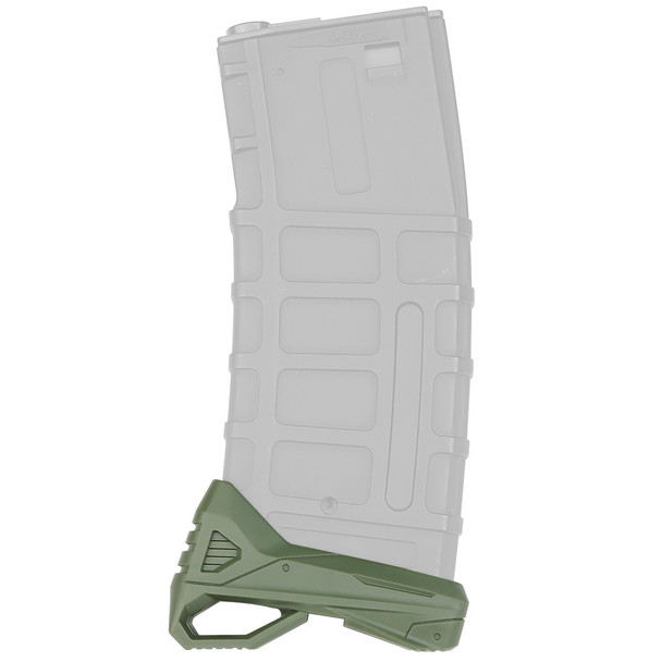 Nuprol Magazine Grip for Airsoft Polymer Magazine in OD Green (2pcs)