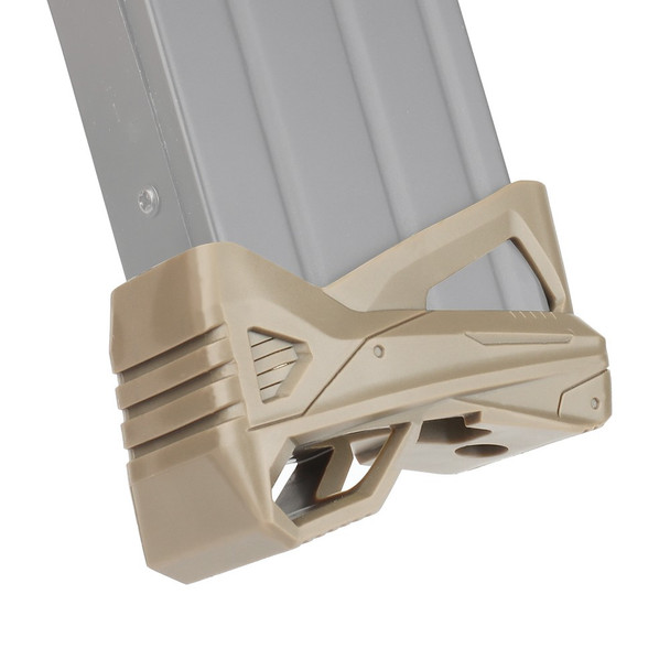 Nuprol Magazine Grip for M4 / STANAG Airsoft Magazines in Desert Tan (2 Pcs)