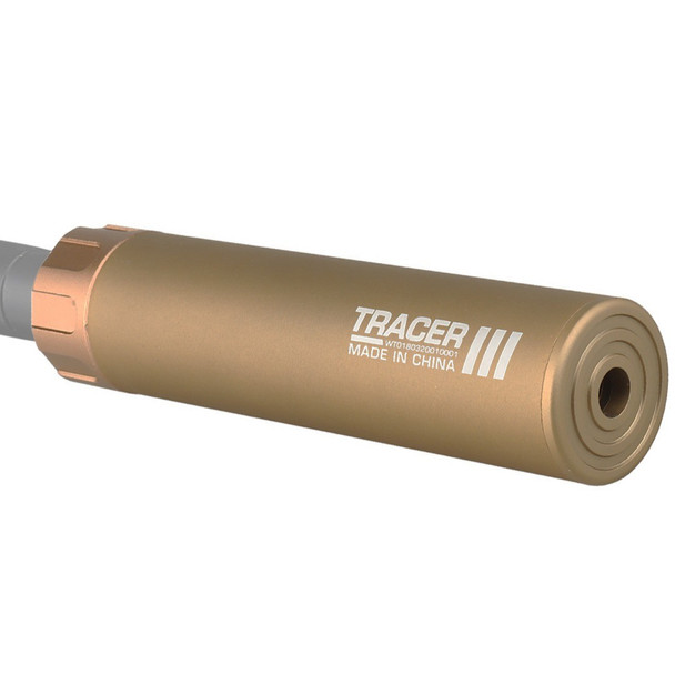 Nuprol - Tracer Unit Rechargeable (14mm CCW) (6.3") for Airsoft Guns in Desert Tan