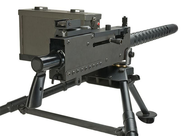 EMG M1919 WWII American Auto Squad Airsoft AEG Support Gun with Tripod in Black