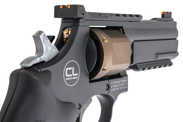 CL Project/Ares APR-005 4 inch Combat Version Co2 Airsoft Revolver in Black