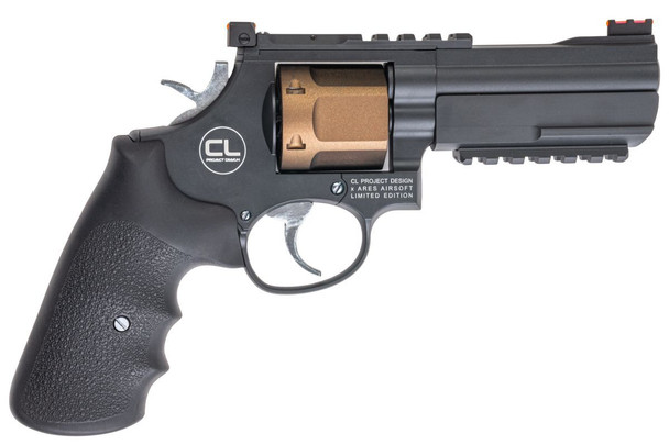 CL Project/Ares APR-005 4 inch Combat Version Co2 Airsoft Revolver in Black