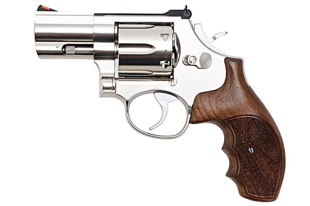 Ares - S&W 686 2inch CO2-Powered Airsoft Revolver in Silver with Genuine Walnut Grips