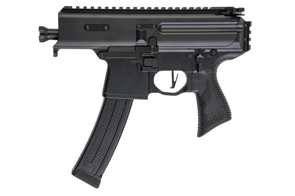 Stratos X - STR-MX-03 MPX-K Gas Blowback Airsoft Rifle with M‑LOK Handguard in Black