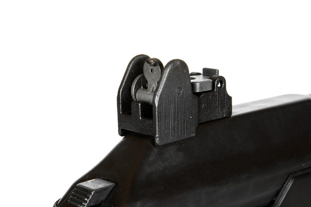 ICS Israeli Galil AEG Airsoft Rifle with Folding Stock in Full Black