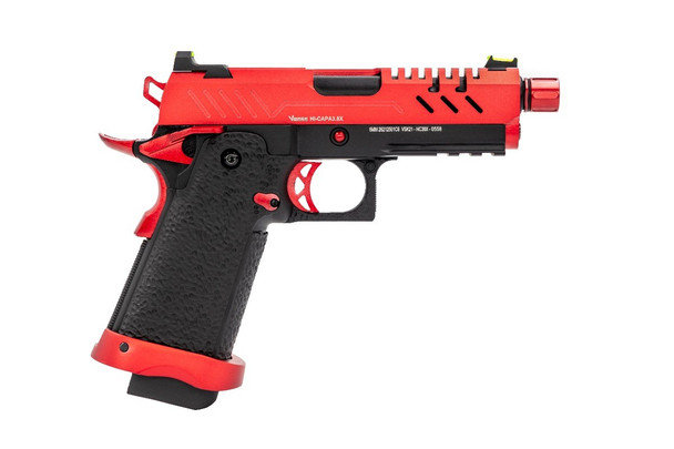 Vorsk Hi-Capa 3.8 Pro Gas Blowback Airsoft Pistol in Red