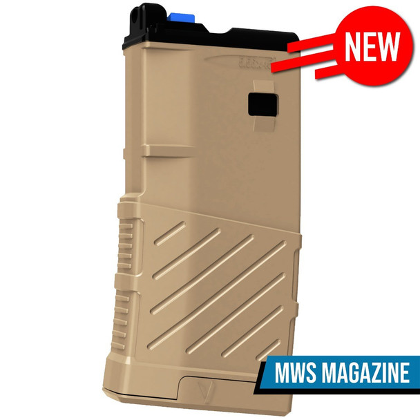 Vorsk Airsoft VMAR Series MWS Rifle Magazine (VM) 25 Rounds in Desert Tan
