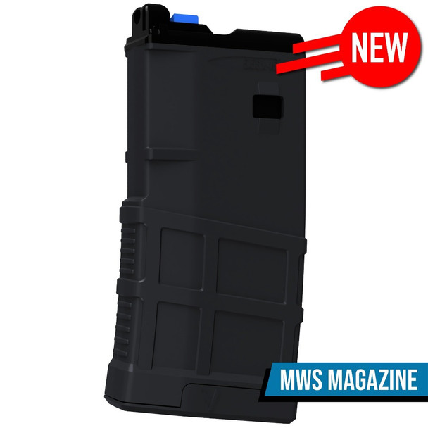 Vorsk Airsoft VMAR Series MWS Rifle Magazine (VM) 25 Rounds in Tactical Black